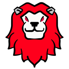 lion football logo