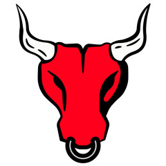 bull football logo
