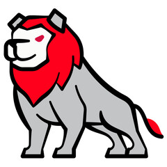 lion football logo