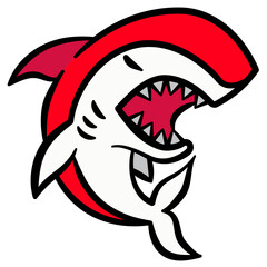 shark football logo