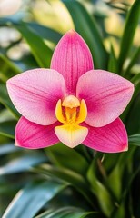 pink orchid flower
