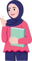 Sweet Saranghaeyo Gesture from Happy Girl