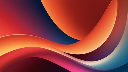 Obraz premium Abstract red wave background with dynamic curves and textured lines