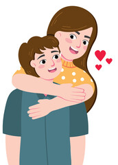 Happy Couple Sharing Romantic Moment