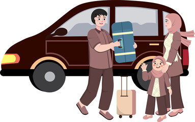 Ramadan Travel Home, Family Road Trip for Eid Celebration