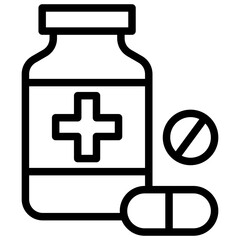 Pill Bottle Icon