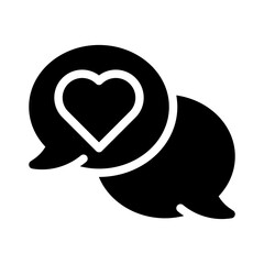 storytelling glyph icon