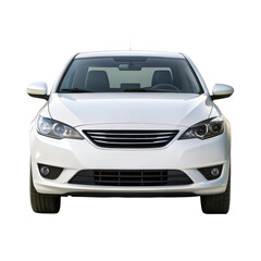 car isolated on transparent white background, clipping path