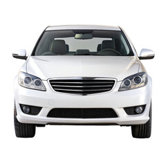 car isolated on transparent white background, clipping path