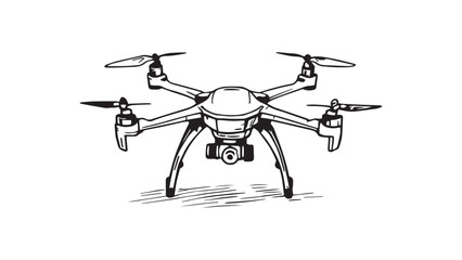 Drone line art 