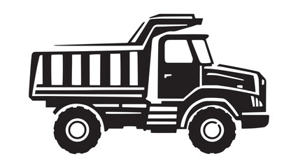 Dump Truck line art