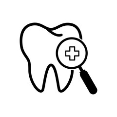 Dental checkup icon, Dental care icon. Vector illustration design