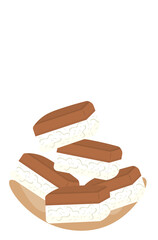 Indonesian Ramadan Snacks, Brown Sugar Sticky Rice Cake