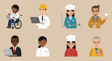 people icon cartoon Illustrator Artwork