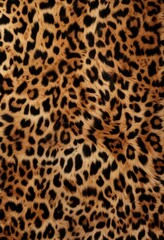 Seamless leopard fur background, ideal for fashion posters and banners, banner, poster