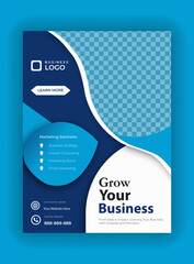 modern business flyer grow your career, Corporate business flyer template design business flayer design Marketing
