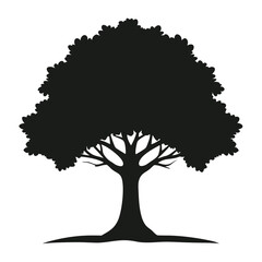 tree silhouette vector