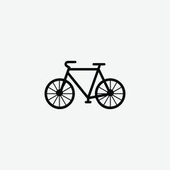 Bicycle Vector Silhouette - High-Quality Bike Graphics for Your Designs