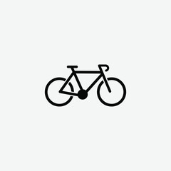 Fototapeta premium Bicycle Vector Silhouette - High-Quality Bike Graphics for Your Designs