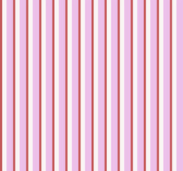Pink and white striped fabric pattern.