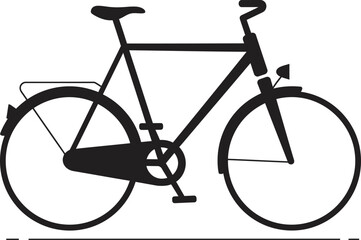 Minimalist Vector Bicycle Design