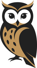 Minimalist Owl Vector Design