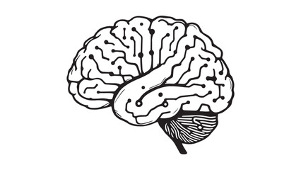 Artificial Intelligence line art