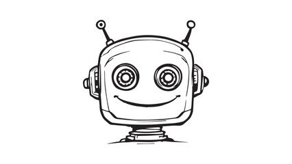 Artificial Intelligence line art