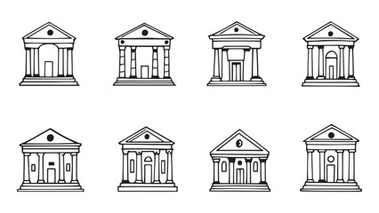 Bank line art