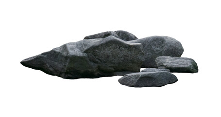 Landscape Rocks with Transparency - Commercial Use