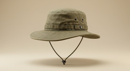 Classic Khaki Boonie Hat for Outdoor Adventures and Exploration Apparel