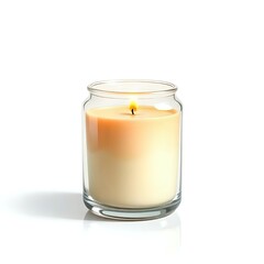 Cozy Orange Candle in a Jar
