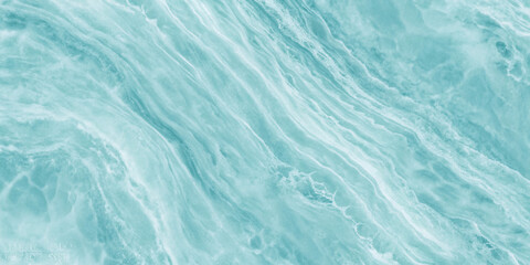 Obraz premium Serene Aqua Marble Texture Elegant Swirls of Teal and White Calming Background Image