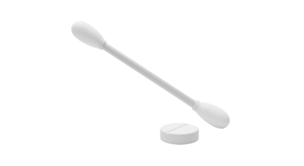 Cotton Swab, Q-tip, Ear Cleaner, Cosmetic Applicator, Makeup Tool, White Cotton Swabs on transparent background