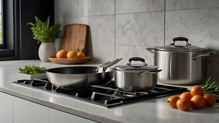 Industrial Chef’s Minimalist Modern Kitchen