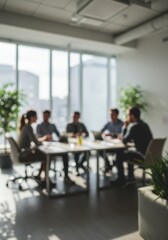 Photo: Blurred Office Business Meeting