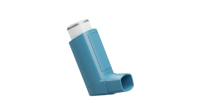 Asthma Inhaler: Types, Usage, and Side Effects on transparent background