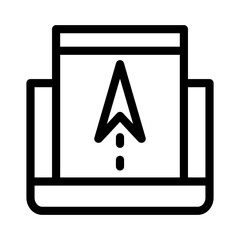 SEO and Web Optimization. Landing Page vector icon illustration