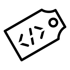 SEO and Web Optimization. SEO Tag vector icon illustration 