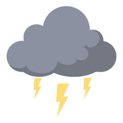 cloud with lightning