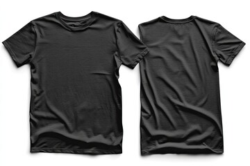 Black t-shirt mockups