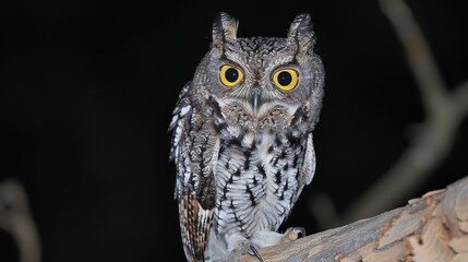 Nocturnal Owl Portrait