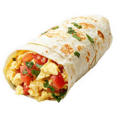 flavorful breakfast burrito dish  