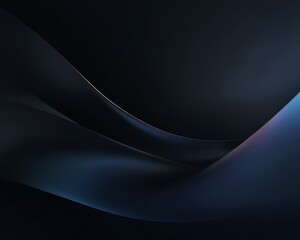 Black abstract background with a futuristic look and subtle hues.