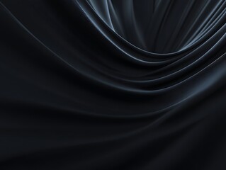 Obraz premium Black abstract background with digital waves and crisp edges.