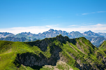 Allgau Alps, Oberstdorf, Bavaria, Germany, Europe.