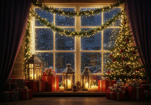How to Decorate a Window With Christmas Lights: Stunning Ideas