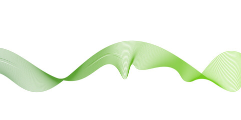 Modern abstract green wave liquid lines background.dots on a whit clean and fresh background,Frequency sound wave lines and technology curve lines,green wave lines frame,	