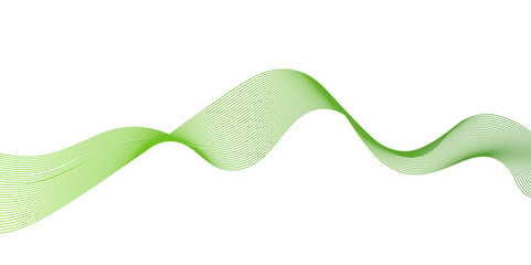 Modern abstract green wave liquid lines background.dots on a whit clean and fresh background,Frequency sound wave lines and technology curve lines,green wave lines frame,	