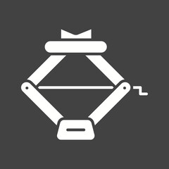 Car Jack icon vector image. Suitable for mobile apps, web apps and print media.